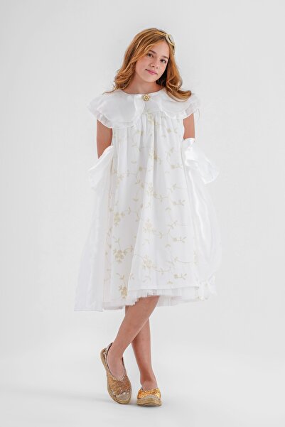 LAMİS FASHİON فستان "إشراقة اللؤلؤ" المطرز – أناقة ملكية بتفاصيل عصرية