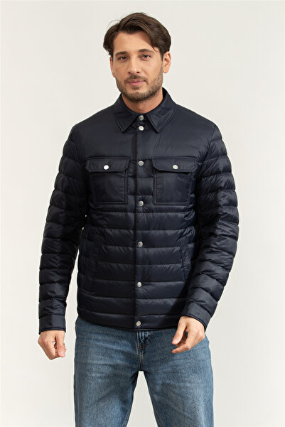 BOSS Kapitoneli Regular Fit Kuş Tüyü Dolgulu Su İtici Şişme Mont Erkek MONT 5...