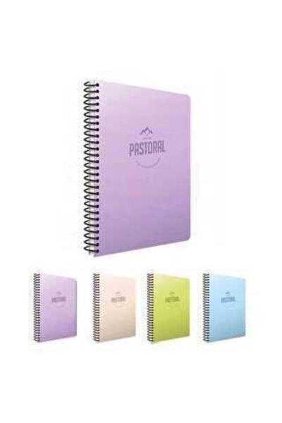 Gıpta Pastoral Pp Covered A4 Spiral 60 Sheets Lined Notebook 12 Pack