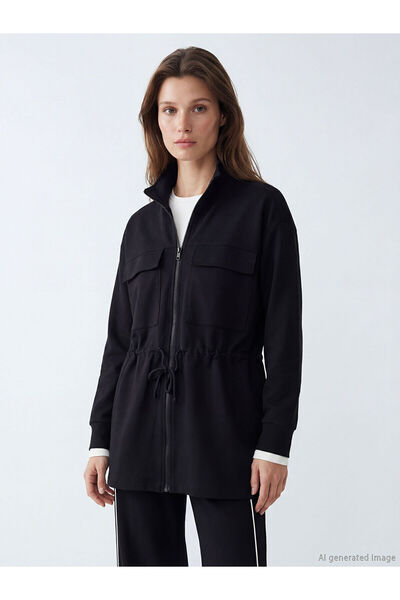 LC Waikiki New Season from Güli̇s Gi̇yi̇m Black High-Neck Soft Touch Women's ...