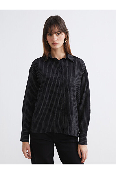 LC Waikiki Nevavm Striped Women's Shirt with a Difference