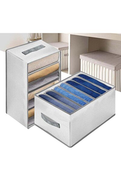 Arabest foldable Wardrobe Clothes Organizer, with Carrying Handles,for Clothe...