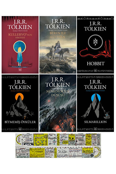 İthaki Yayınları J. R. R. Tolkien Ortadünya Seti 6 Kitap/Kullervo'nun Hikayes...