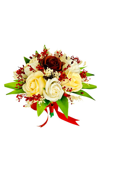 Eventissimi Small bouquet with roses and multicolor grenadine