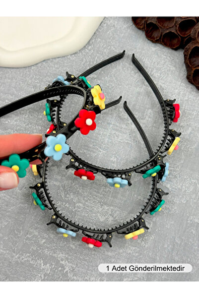 Tgc Aksesuar Çiçek Pens Tokalı Taç