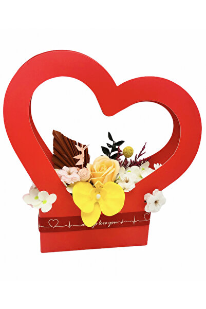 Eventissimi Aranjament floral, 31 cm, plante uscate, vas ceramic, multicolor