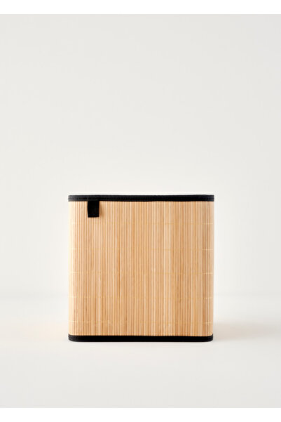 Bella Maison Felora Katlanabilir Bambu Sepet Naturel (31x31x31 cm)