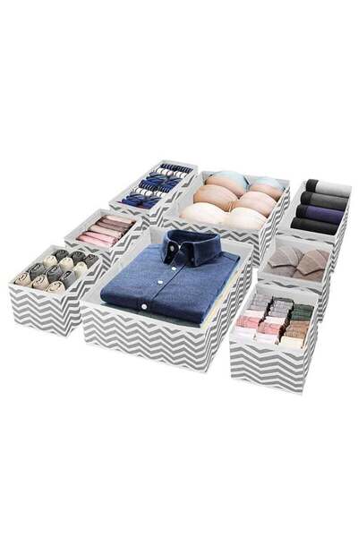 Arabest Foldable Drawer Organizer, for Underwear/Underpants/Socks/Bra/Panties...