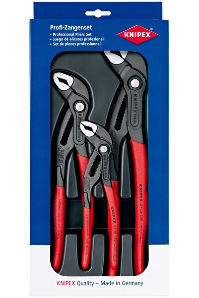 Knipex 00 2009V02 - Cobra Fort Pense Seti - Yüksek Performanslı Aletler