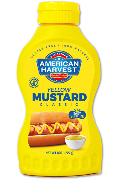 American Harvest صلصة الخردل الأصفر الكلاسيكية، 227 غرام
