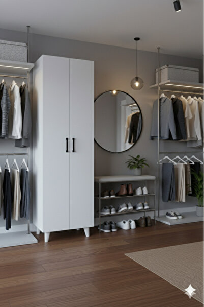 KZY Mobilya 14R Gardrop,kıyafet,elbise,kazak dolabı