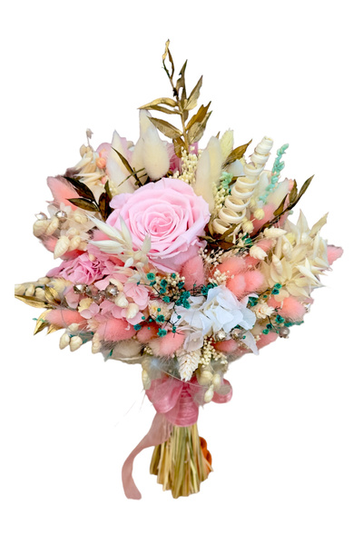 Eventissimi Ανθοσυνθέσεις, 28 εκ., κρυογονικά & αποξηραμένα φυτά, κεραμική γλ...