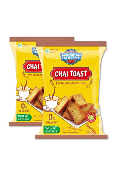 American Harvest Chai Toast Premium Wheat Rusk With Added Cardamom 300g | Cru...