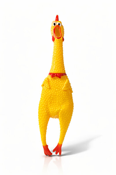 Papağanhane لعبة كلب على شكل ديك كبيرة الحجم بطول 37 سم مع صوت |   المطاط الأ...