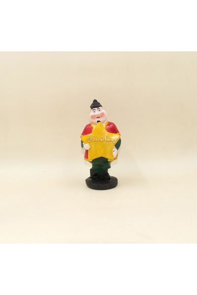 B&D Ramadan Figurine – Man Holding Star, Decorative Polyresin Accent