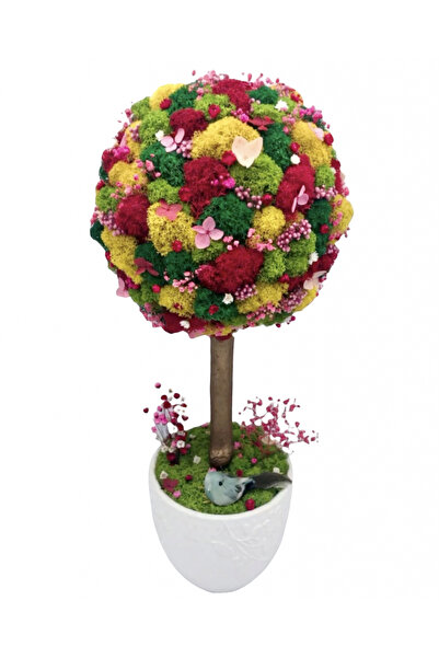 Eventissimi Floral arrangement, 55 cm, stabilized lichens, cryogenic plants, ...