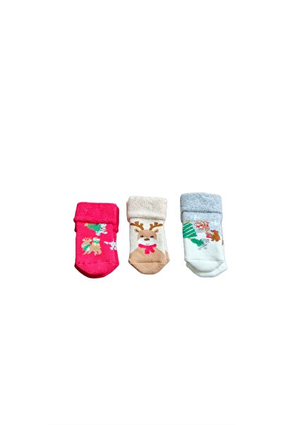 Ervo Reklam Winter Thick Soft Baby Towel Socks 3 Pairs Price