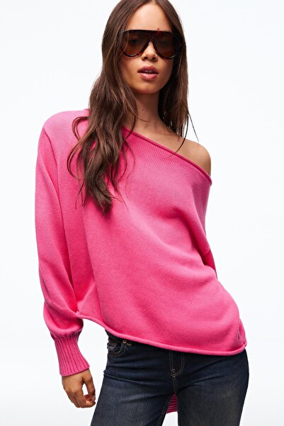 Bershka Geniş yaka kazak