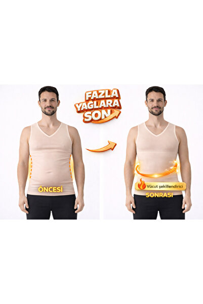 Mercan V-Neck Corset Tank Top - Skin Color, Elegant for Nighttime