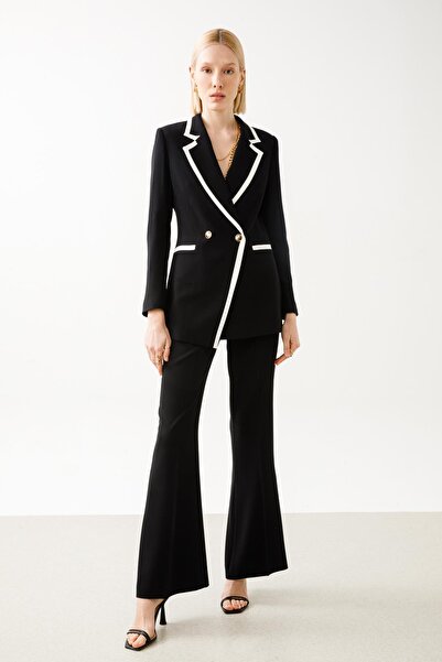 Moda İlgi Modai̇lgi̇ Enkürüsteli Double-Breasted Jacket 07016