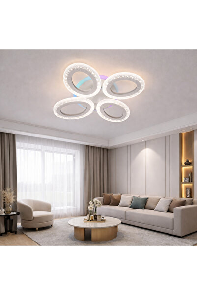proled LED Chandelier 4 Ellipse 108W model ACR-8062RGB