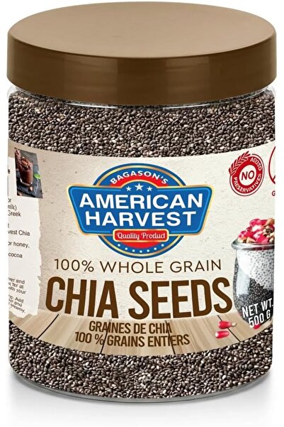 American Harvest بذور الشيا | حبوب كاملة | خالية من الغلوتين | عبوة ٥٠٠ غرام