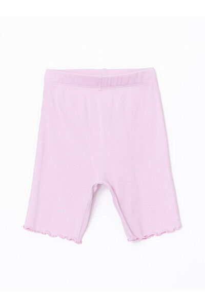 LC Waikiki Rmz Gi̇yi̇m Farkiyla Girls' Midi Leggings with Waist Drawstring