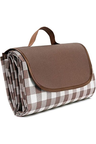 Generic بطانية نزهة خارجية، بطانية شاطئ كبيرة مقاومة للماء والرمل، قابلة للطي...