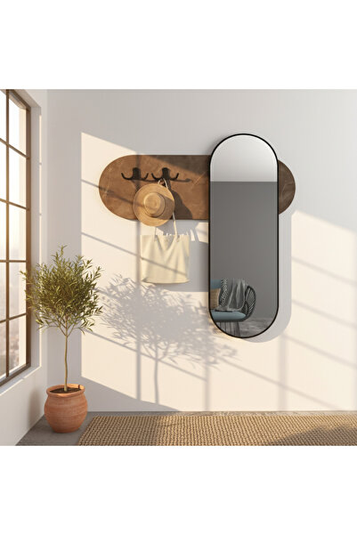 Marktna مرآة مودرن مع علاقات للملابس