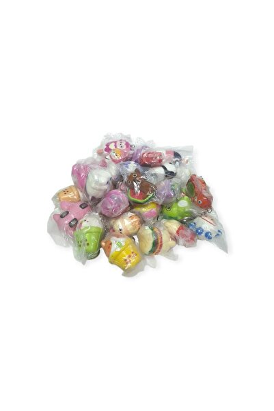 Erka سلسلة مفاتيح مختلطة من Olgun Toys Squishy، عبوة من 36 قطعة