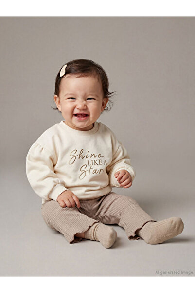 LC Waikiki Printed Baby Girl Sweatshirt and Pants Set from Uzg Store for Styl...