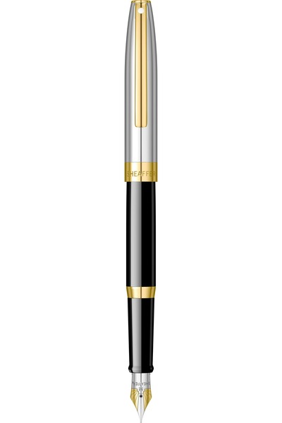Sheaffer Glossy Black & Chrome GT Fountain Pen