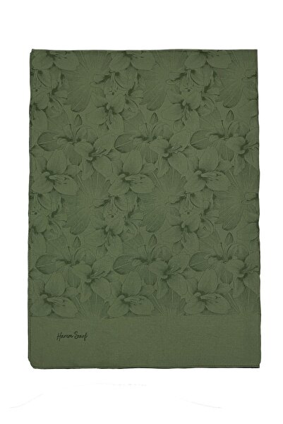 HAREM SCARF شال فيسكوز - ذهبي داكن - كاكي