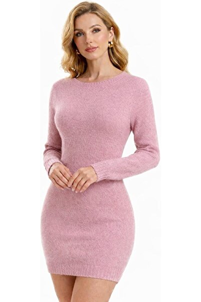 CHEVALIER FASHION Women’s Long Sleeve Knit Dress – Soft Stretch Bodycon Mini ...