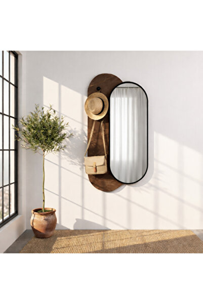 4gdran مرآة مودرن مع علاقات للملابس