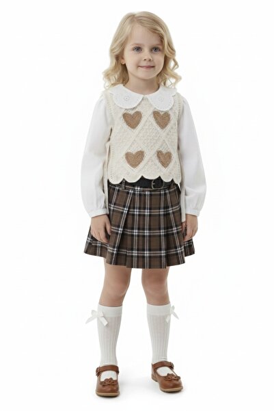 Mini Baray Girl's 4-Piece Set with Shorts and Skirt