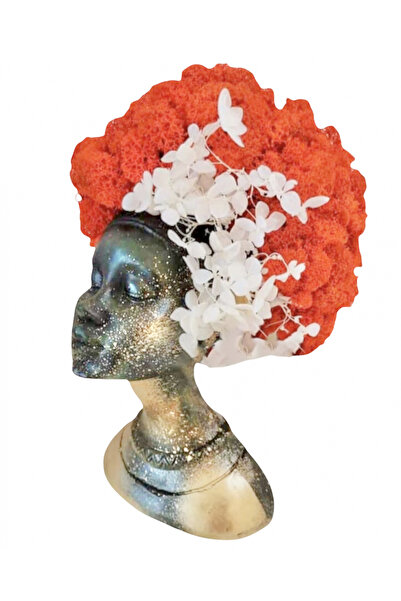 Eventissimi Aranjament floral, 25 cm, licheni stabilizați, vas ceramic, multi...