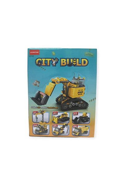 KIZILKAYA مجموعة سيتي بيلد 6 في 1 للبناء