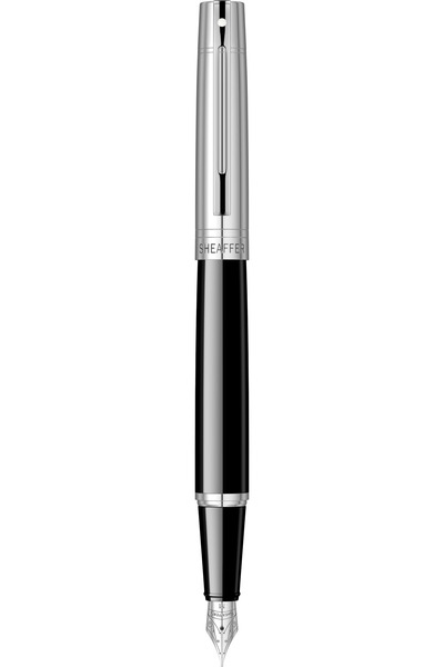 Sheaffer Glossy Black & Chrome CT Fountain Pen