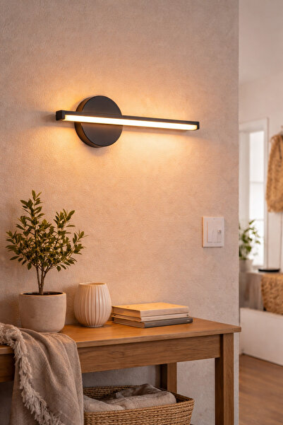 GLOWELL Günışığı Renk Pilli Kılıç Aplik – Duvar Tipi Metal Gövdeli Aydınlatma...