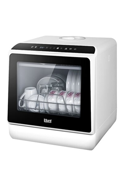 iHunt Mașină de spălat vase Bro Compact 950W, pompă de scurgere, 6 programe, ...