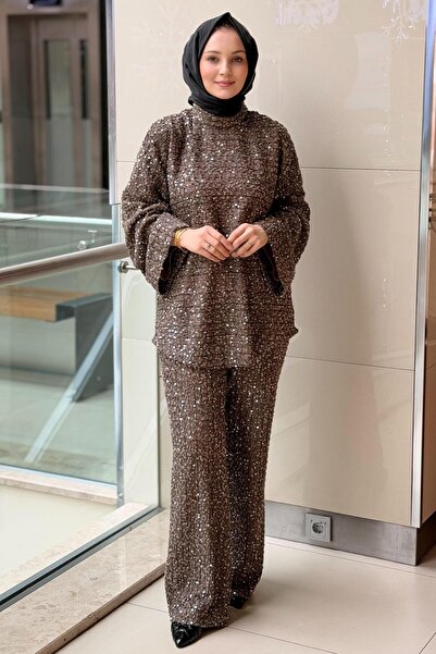 Ghisa Sequin Tunic Trouser Set
