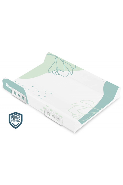Sensillo Boho Green changing mat 70x50 cm with reinforcement, accessories for...