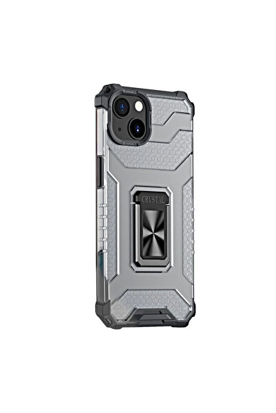 OEM Carcasă magnetică Crystal Ring pentru iPhone 13, neagră - design hibrid, ...