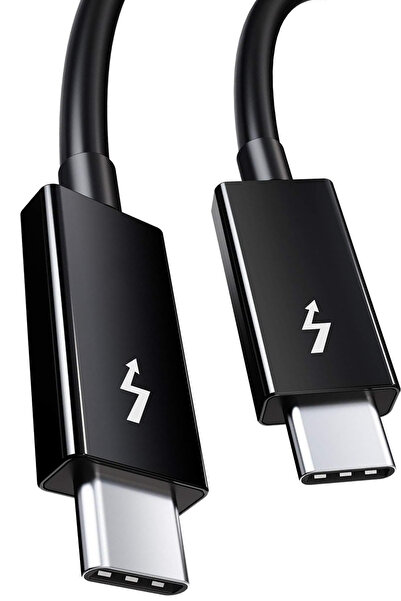 TechnoStation 40 Gbps Yüksek Hızlı Type-C Veri Aktarma Kablosu Hızlı Şarj Kab...