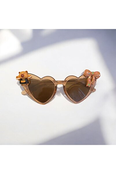 The Cloudish Shop Girl's Silvery Sunglasses Brown Capybara /Uv400 Protected