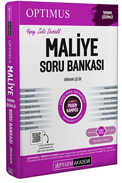 Pegem Akademi Yayıncılık 2026 KPSS A Grubu Optimus Maliye Tamamı Çözümlü Soru...
