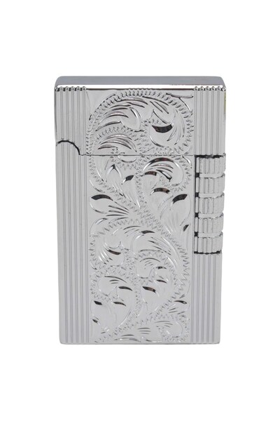 Als Dupont Tarzı Lüks Metal Gazlı Çakmak – Altın / Gümüş / Siyah Renk Seçenek...