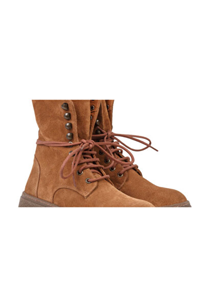 ANNASIA SHOES AGATA Boots - Brown Leather