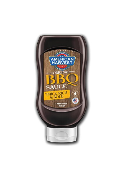 American Harvest صلصة باربيكيو أصلية (BBQ) سميكة وغنية، 600 غرام